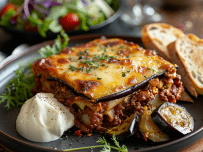 Greek Moussaka with Eggplant and Beef: Irresistible Mediterranean Delight
