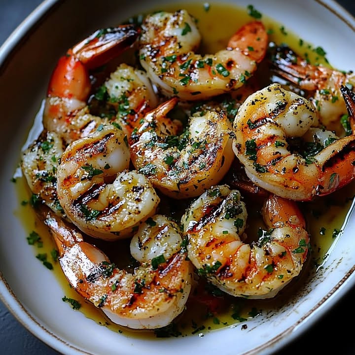Grilled Garlic Shrimp