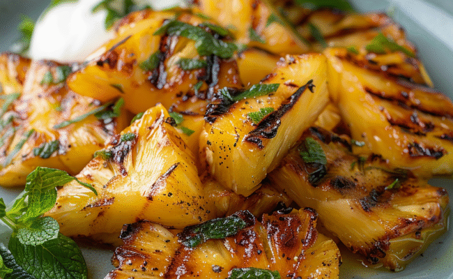 Grilled Pineapple Slices: Irresistibly Sweet & Smoky Delight