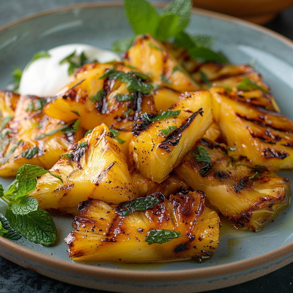 Grilled Pineapple Slices
