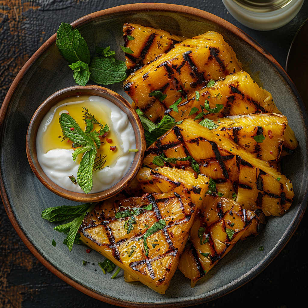 Grilled Pineapple Slices