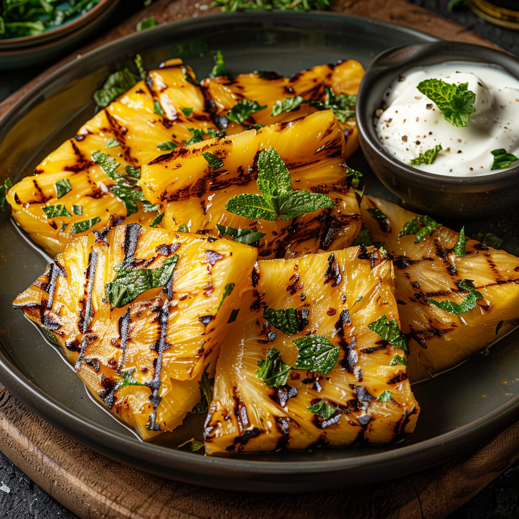 Grilled Pineapple Slices