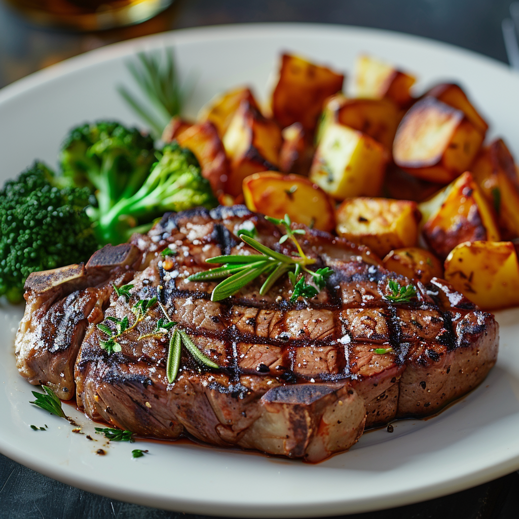 Grilled Ribeye Steaks