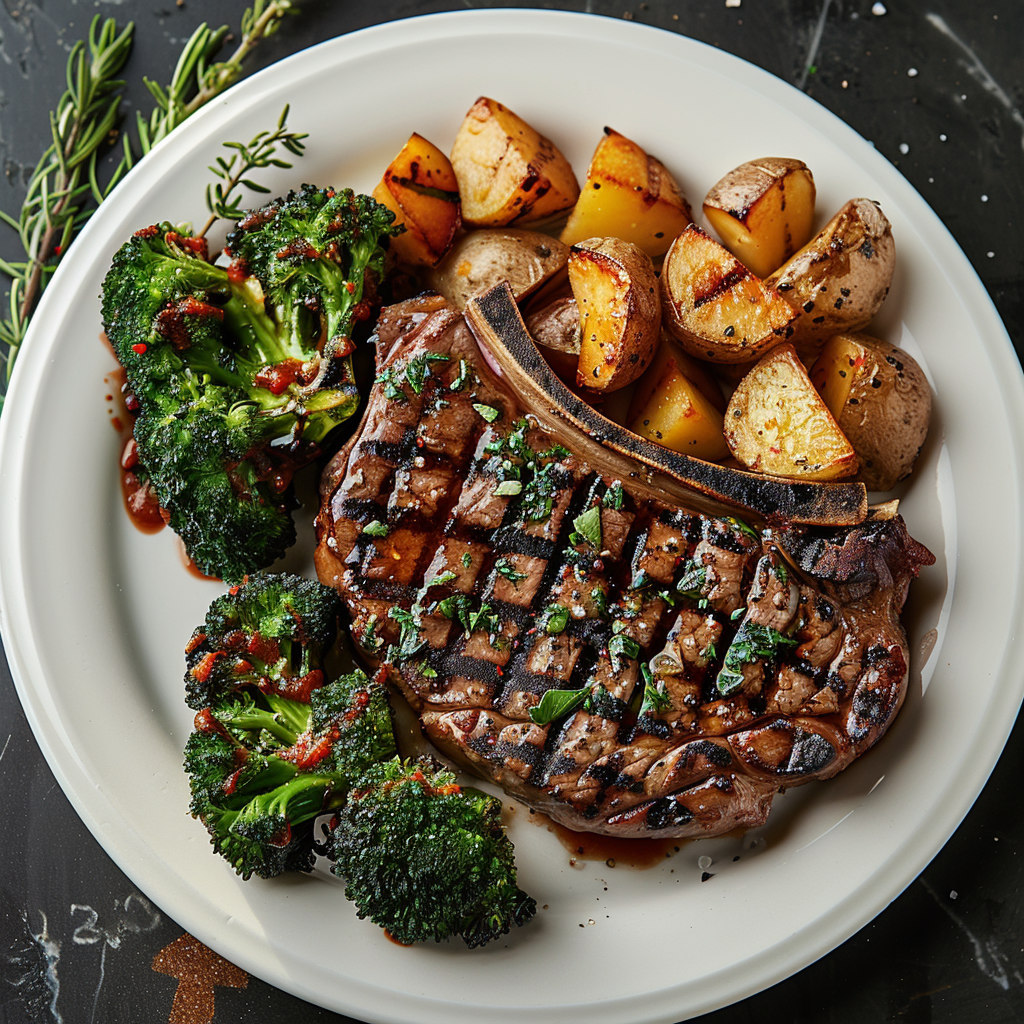 Grilled Ribeye Steaks
