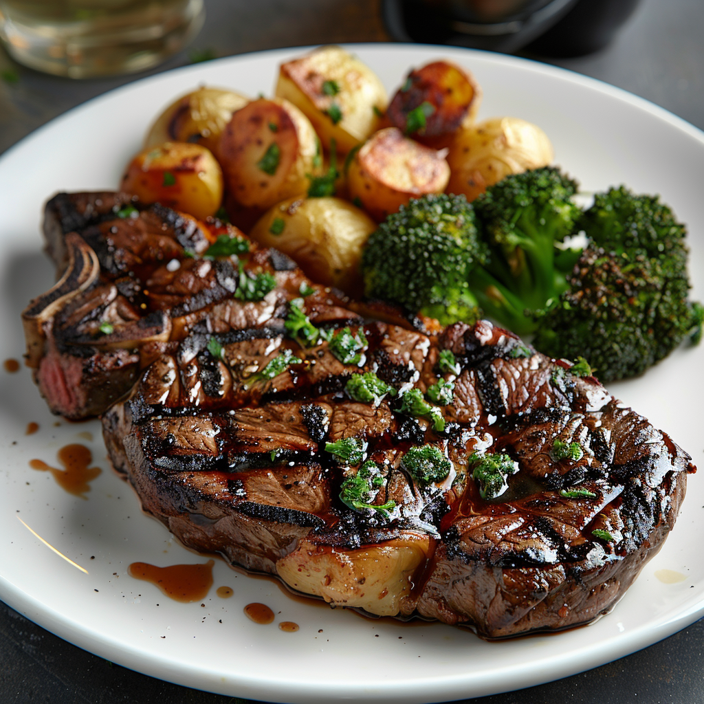 Grilled Ribeye Steaks