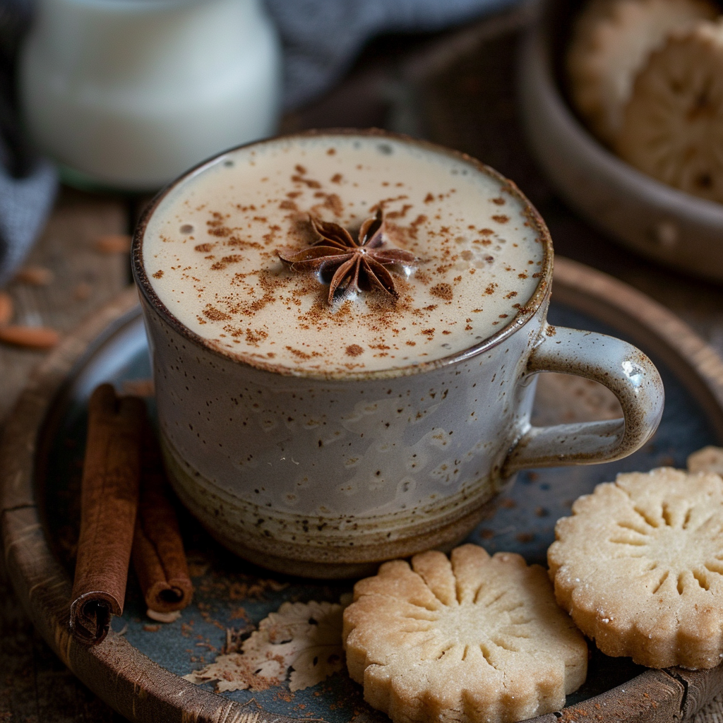 Homemade Chai Latte with Almond Milk