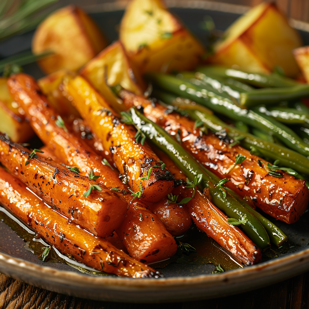 Honey Glazed Carrots with Thyme