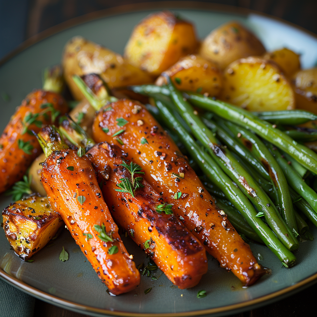 Honey Glazed Carrots with Thyme