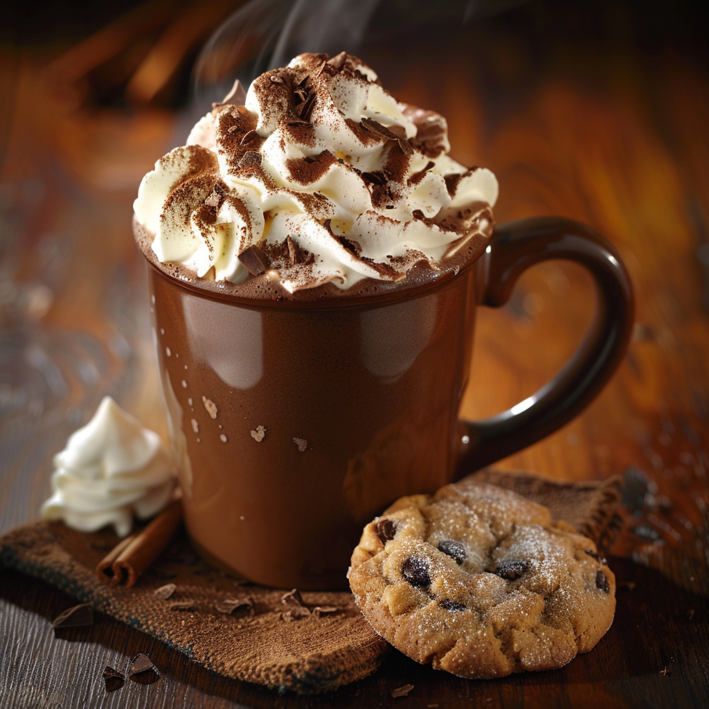 Hot Chocolate with Whipped Cream