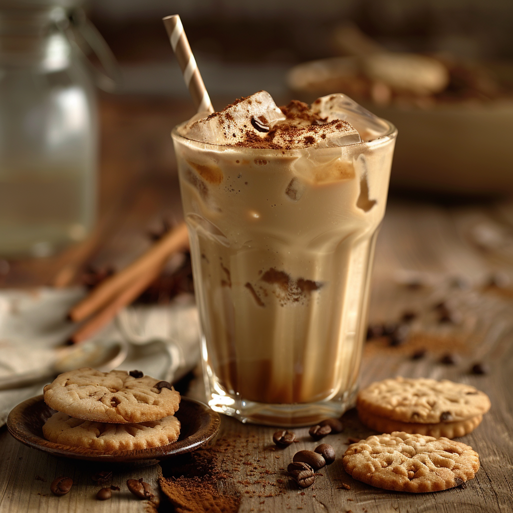 Iced Coffee with Vanilla and Cinnamon