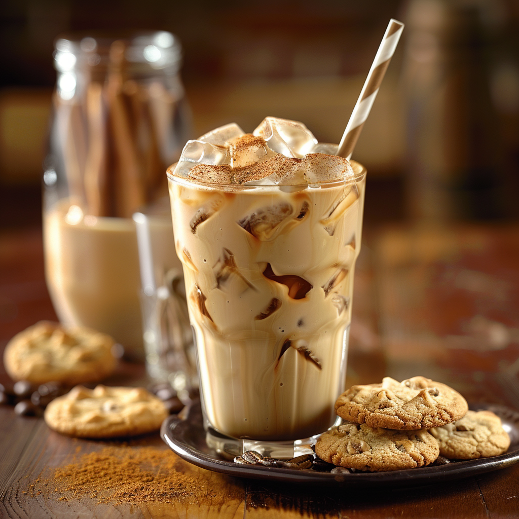 Iced Coffee with Vanilla and Cinnamon