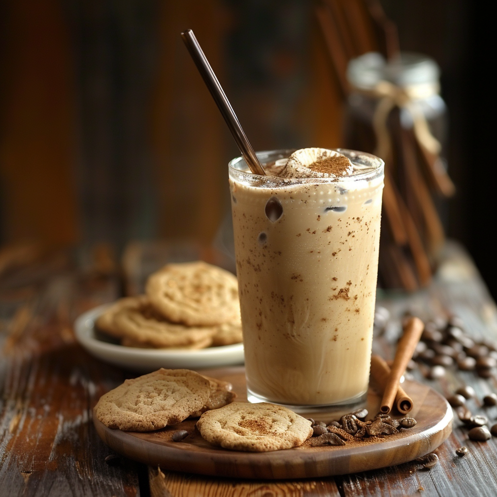 Iced Coffee with Vanilla and Cinnamon