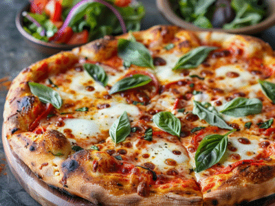 Italian Margherita Pizza with Fresh Basil: Irresistibly Delicious Recipe