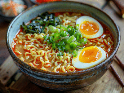 Japanese Ramen Noodle Soup with Egg: Irresistibly Creamy & Authentic Delight