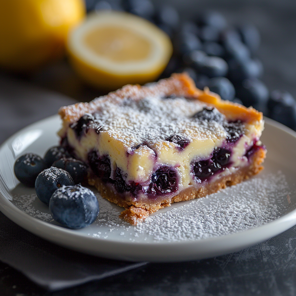 Lemon Blueberry Cheesecake Bars
