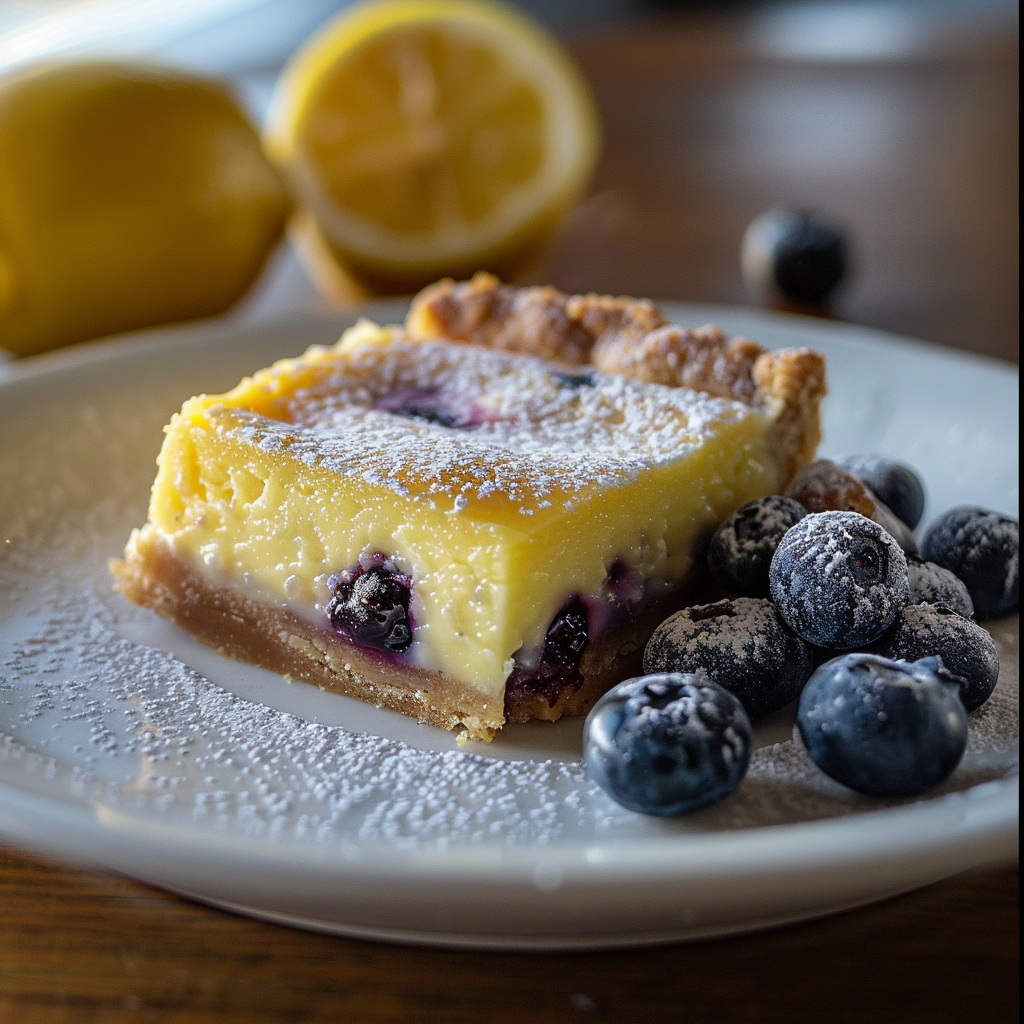 Lemon Blueberry Cheesecake Bars