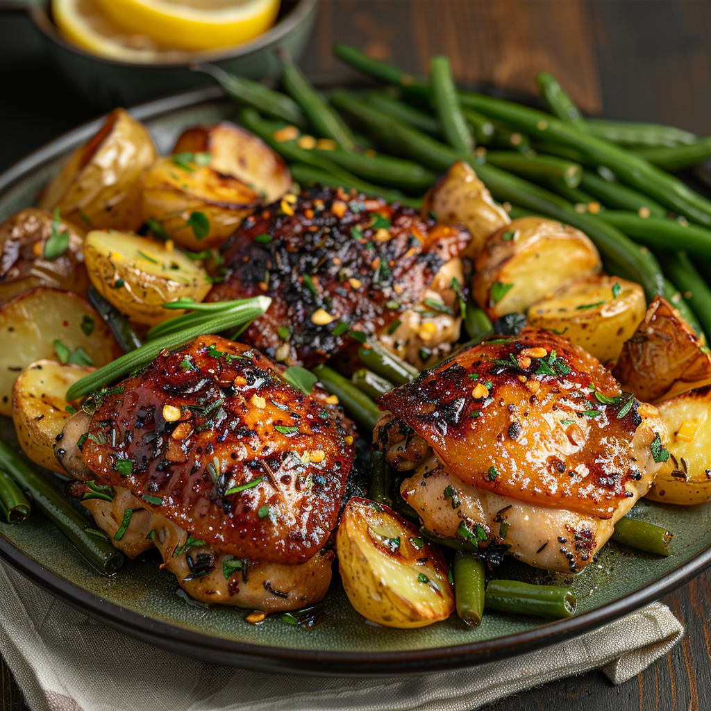 Lemon Garlic Butter Chicken Thighs