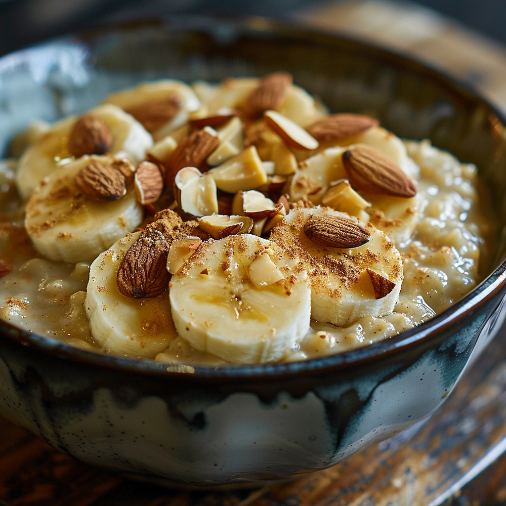 Low Histamine Almond Oatmeal with Banana