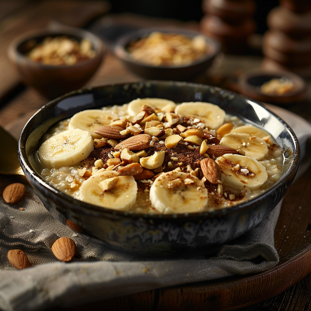 Low Histamine Almond Oatmeal with Banana