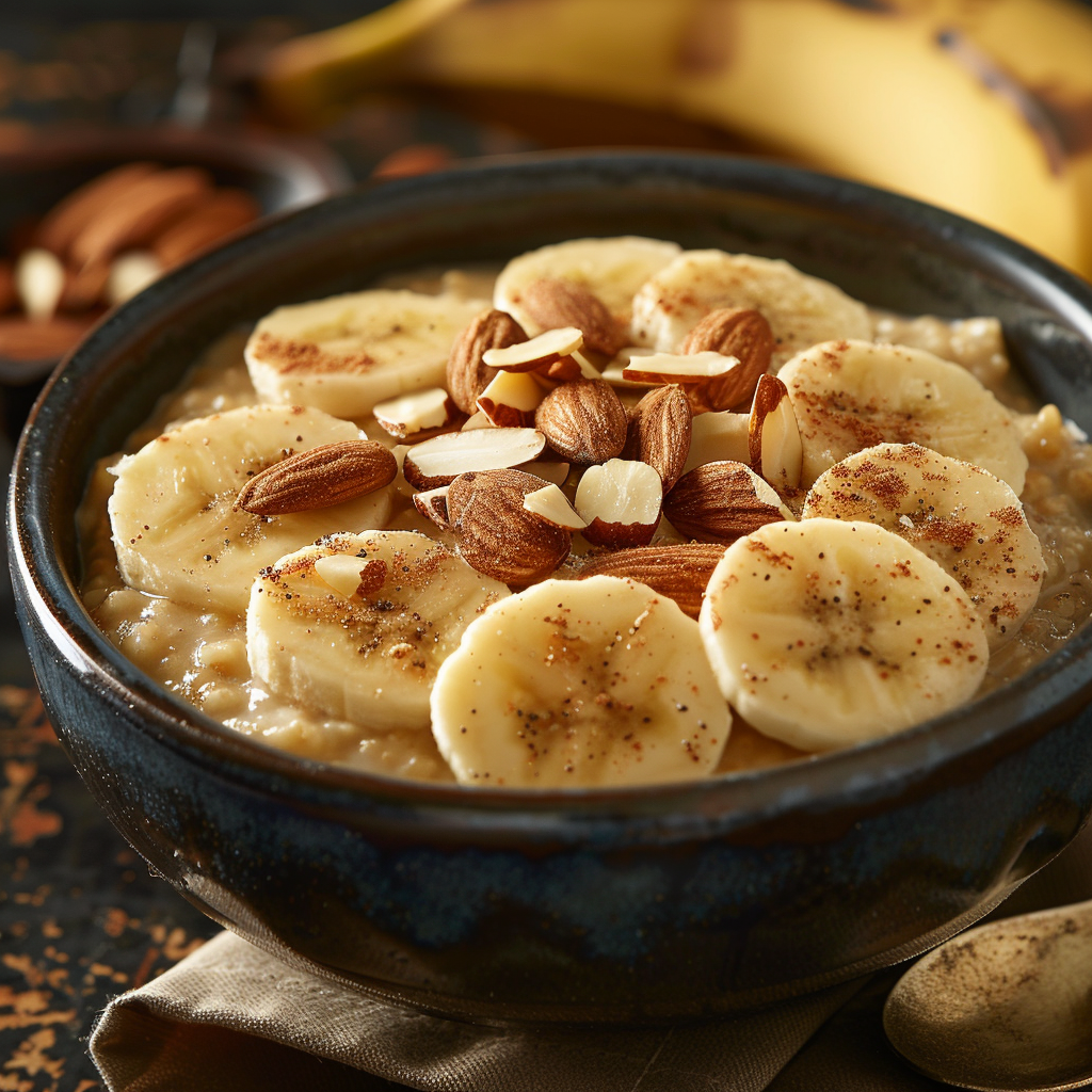 Low Histamine Almond Oatmeal with Banana