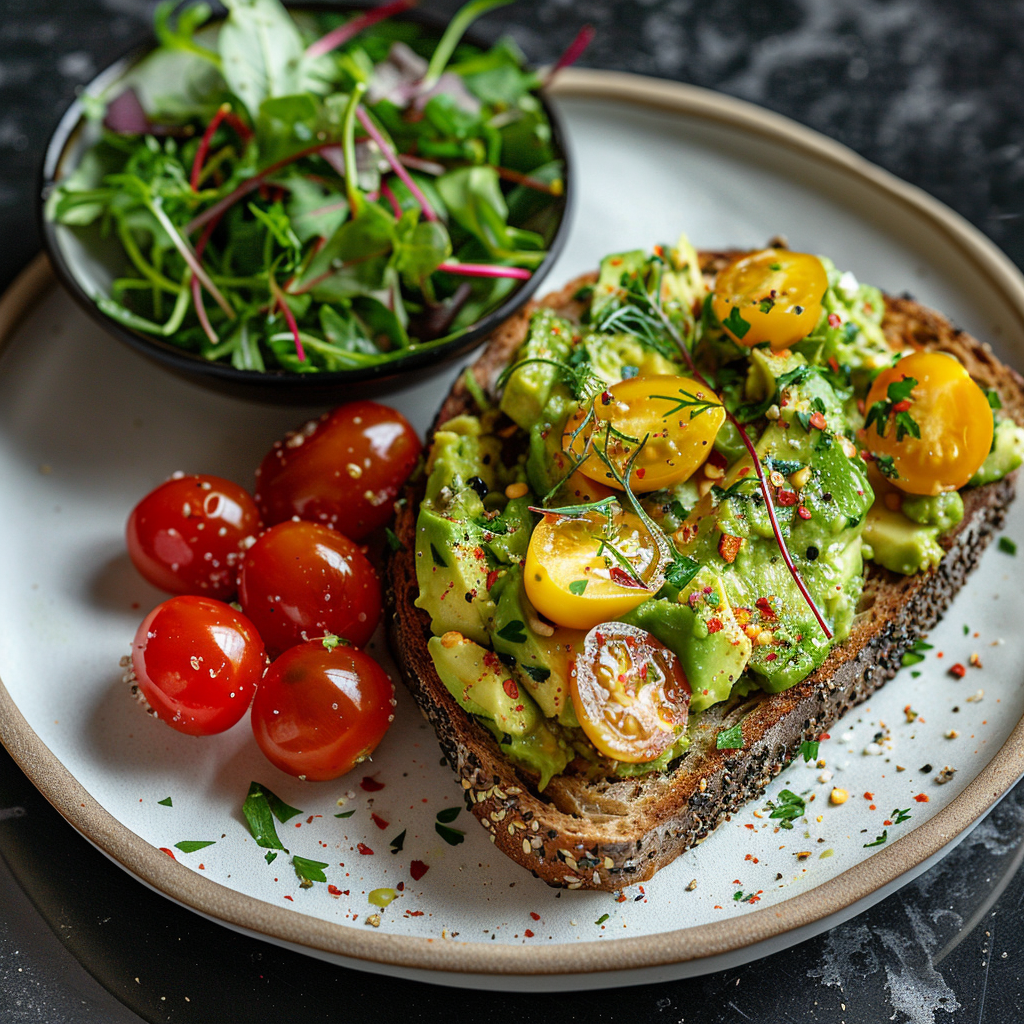 Low Histamine Avocado Toast with Herbs