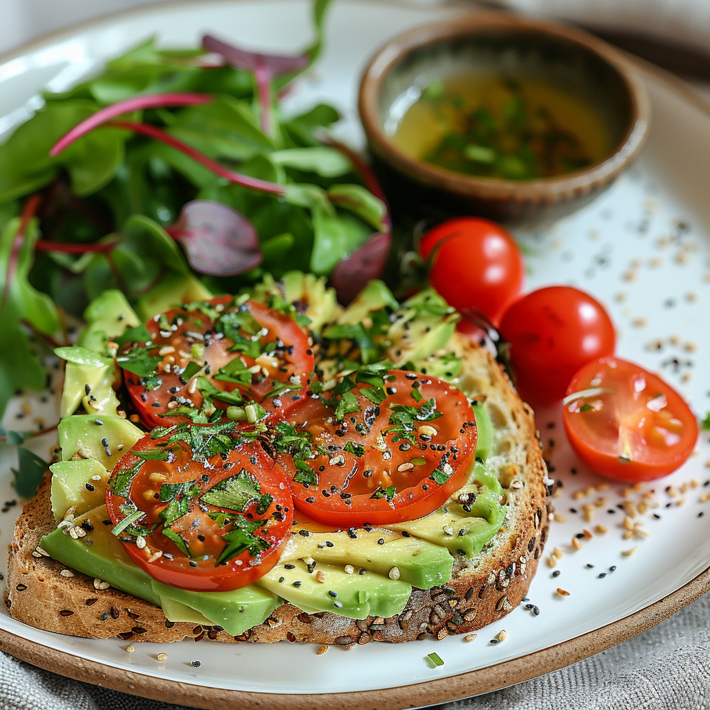 Low Histamine Avocado Toast with Herbs