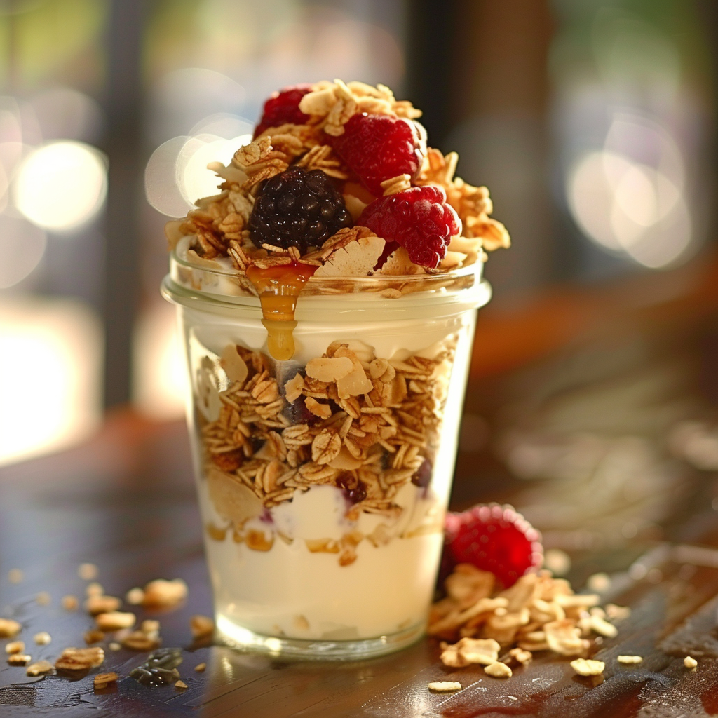 Low Histamine Coconut Yogurt Parfait with Berries