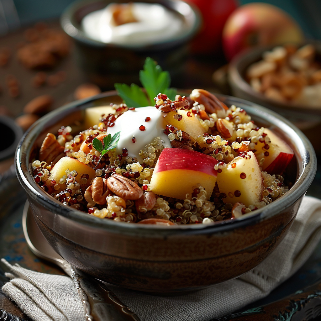 Low Histamine Quinoa and Apple Breakfast Bowl