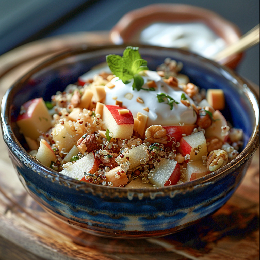 Low Histamine Quinoa and Apple Breakfast Bowl