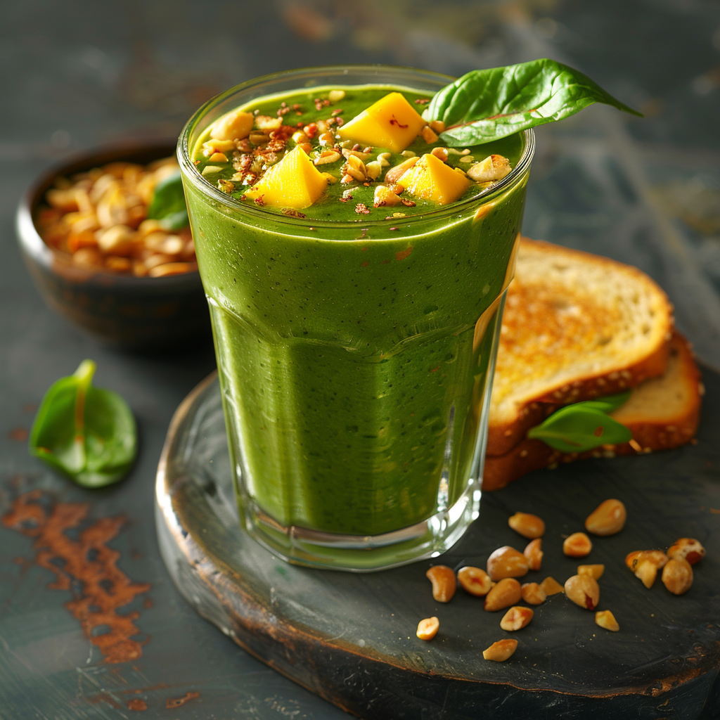Low Histamine Smoothie with Mango and Spinach