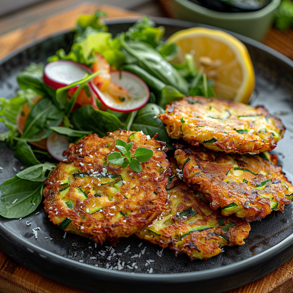 Low Histamine Zucchini Fritters with Coconut Flour