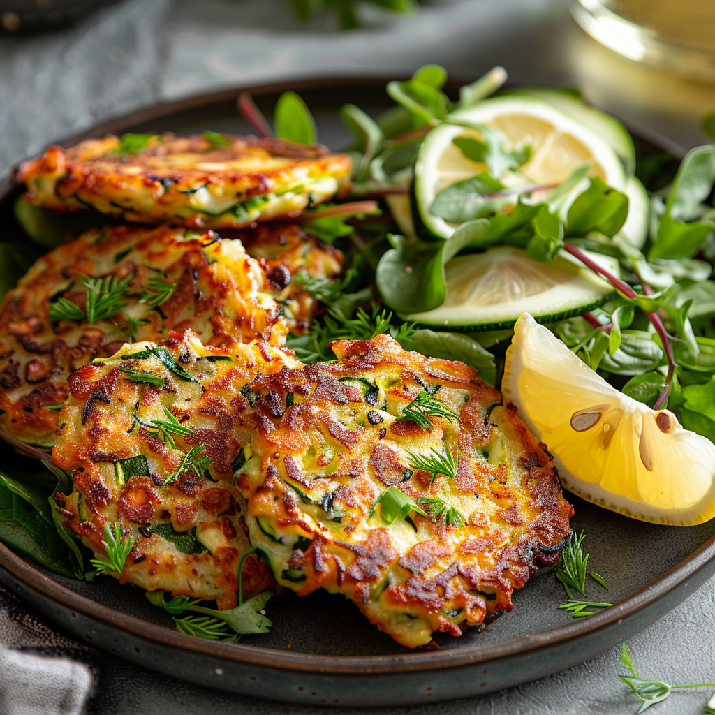 Low Histamine Zucchini Fritters with Coconut Flour