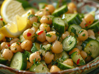 Mediterranean Chickpea Salad: Refreshing & Healthy Delight