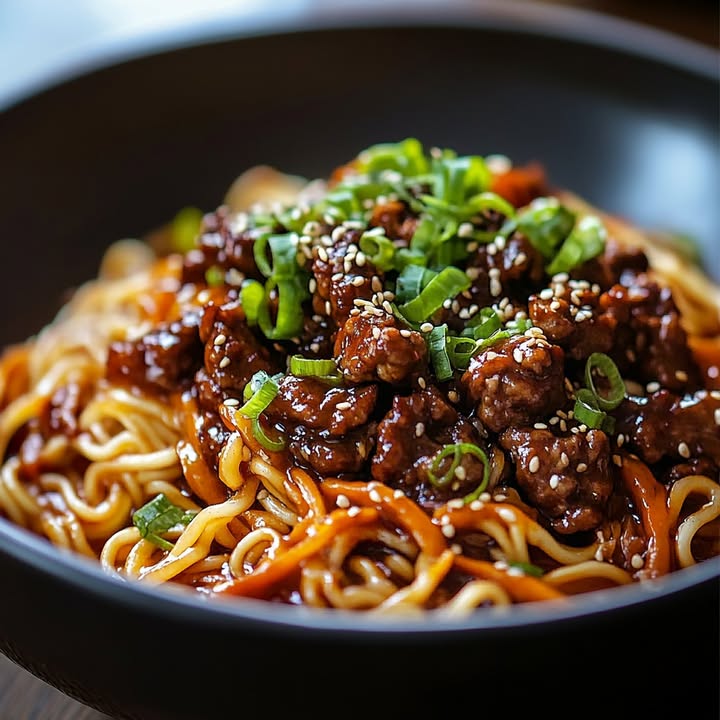 Mongolian Beef Noodles