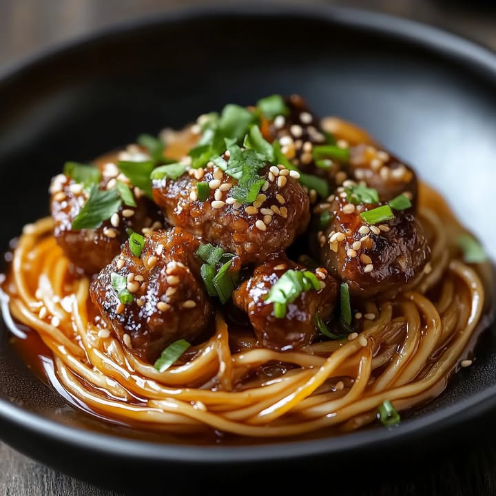 Mongolian Beef Noodles
