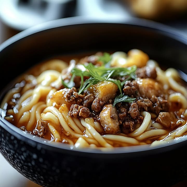 Mongolian Beef Noodles