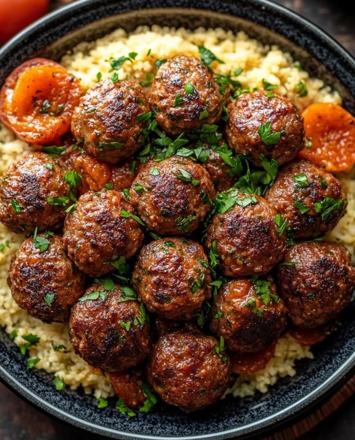 Moroccan Kefta Meatballs