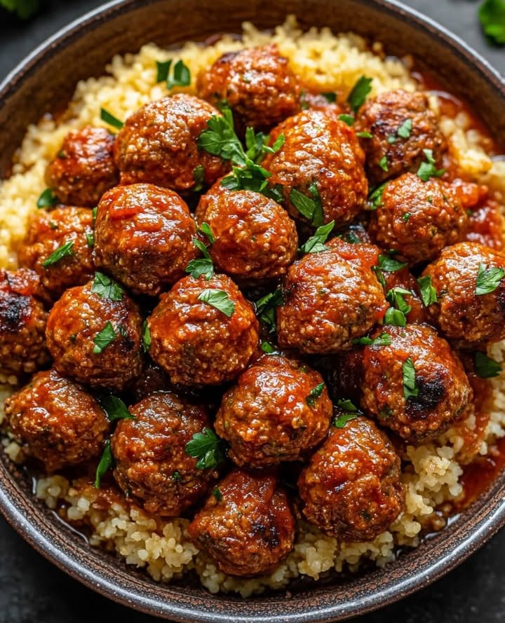 Moroccan Kefta Meatballs