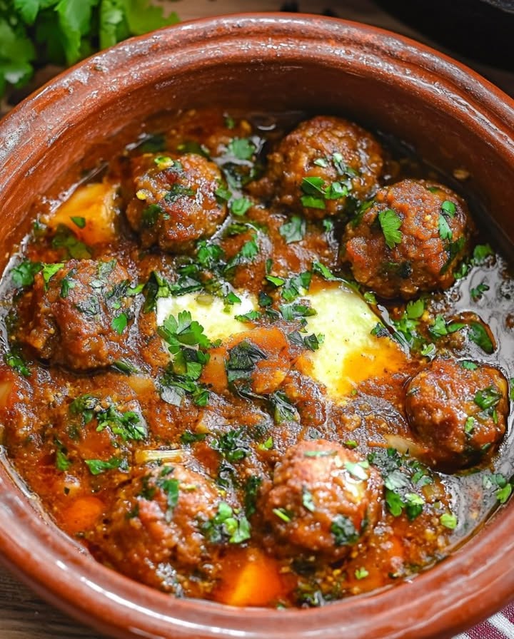 Moroccan Meatball Tagine