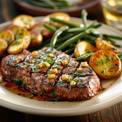 New York Strip Steak with Garlic Butter: Mouthwatering Recipe