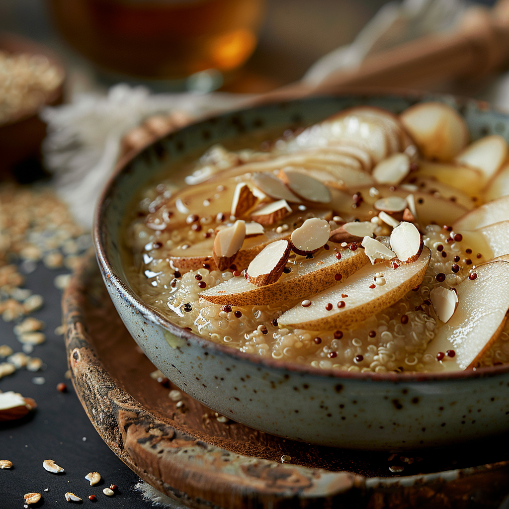 Pear and Quinoa Breakfast Porridge