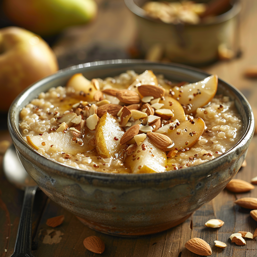 Pear and Quinoa Breakfast Porridge