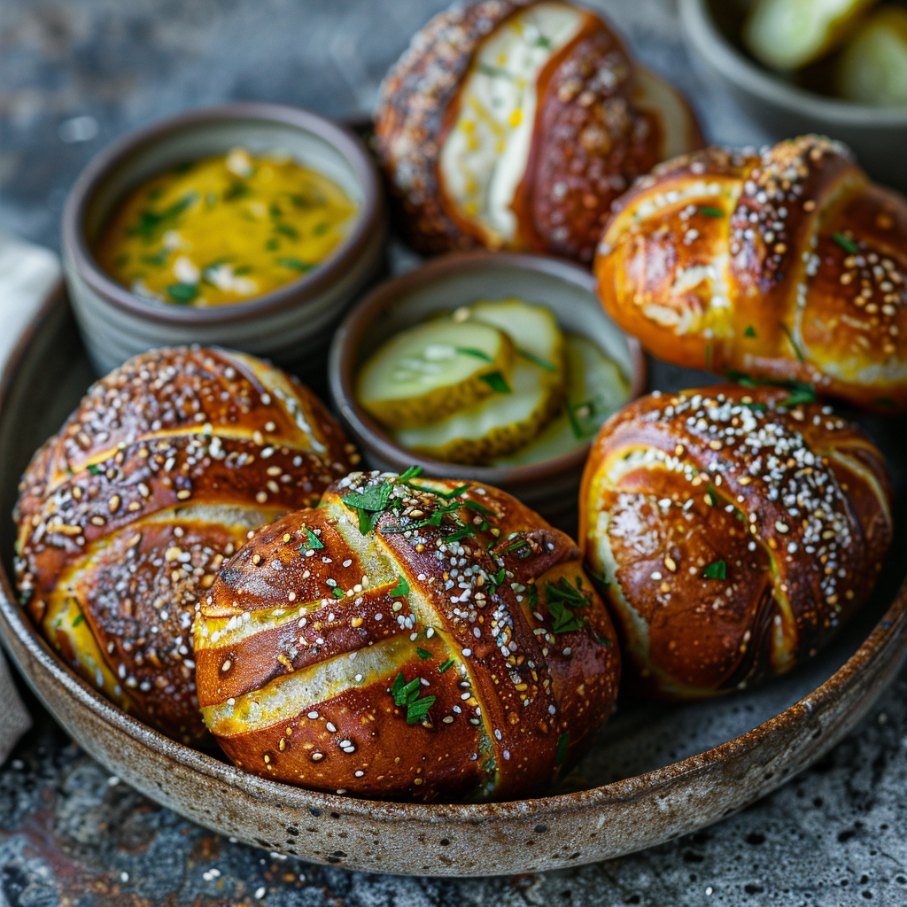 Pretzel Rolls
