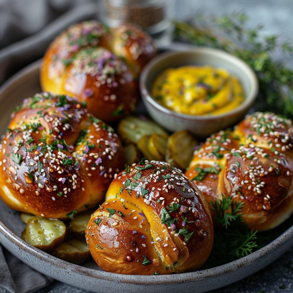 Pretzel Rolls