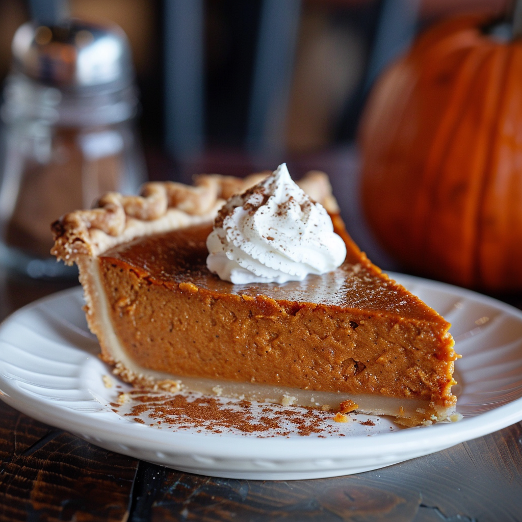 Pumpkin Pie with Gingersnap Crust