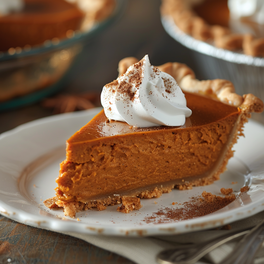 Pumpkin Pie with Gingersnap Crust