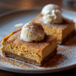 Pumpkin Spice Cheesecake Bars for Thanksgiving