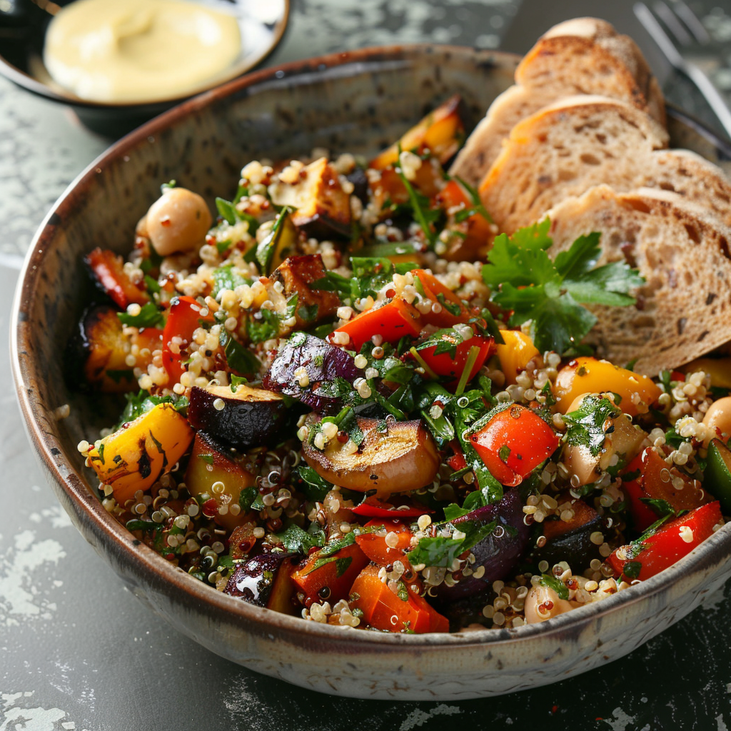 Quinoa and Roasted Veggie Salad