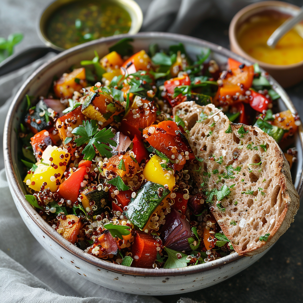 Quinoa and Roasted Veggie Salad