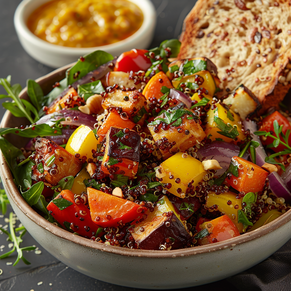 Quinoa and Roasted Veggie Salad